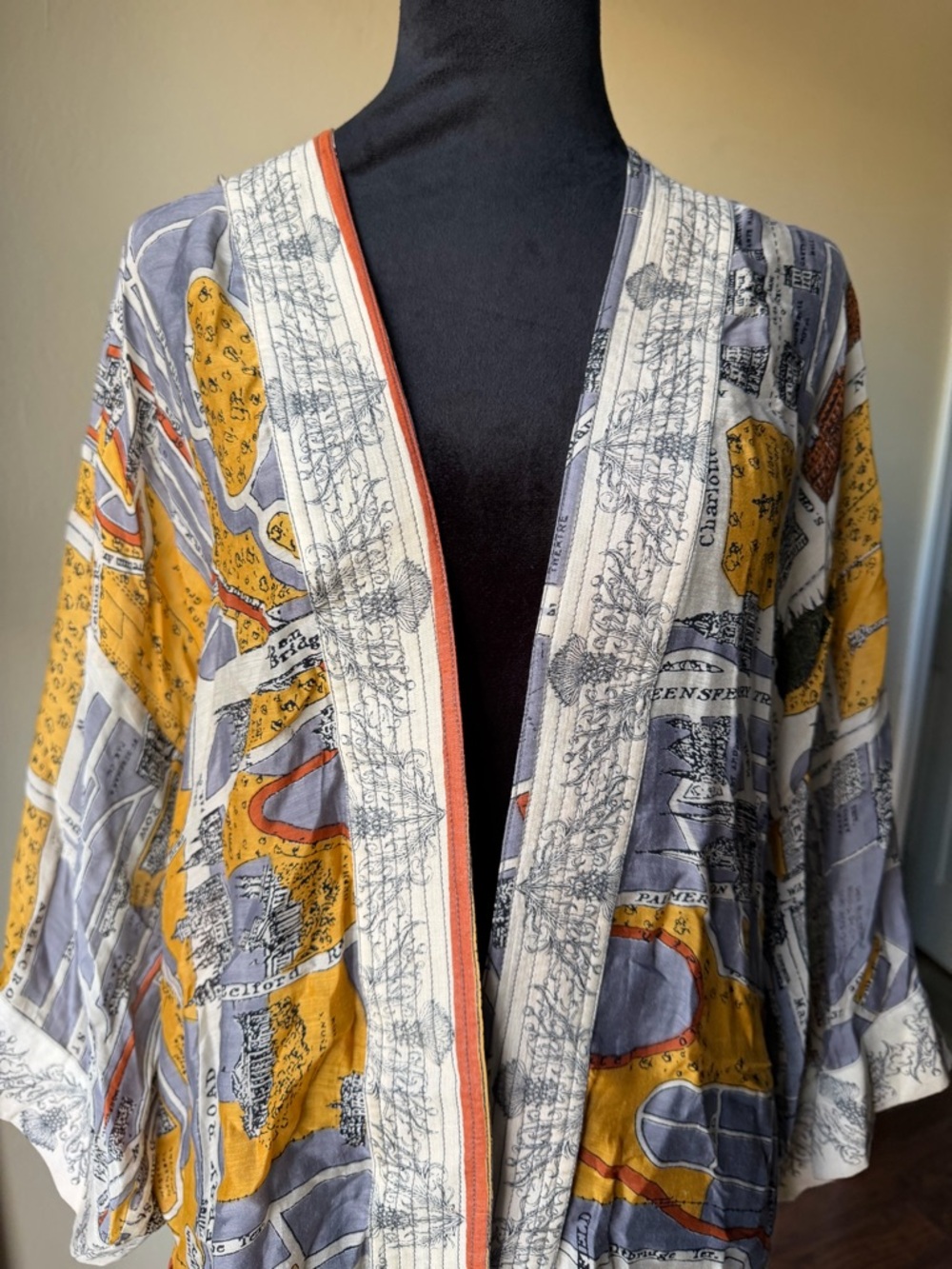 One hundred stars kimono map collection Edinburgh & Leith one size - Picture 5 of 7